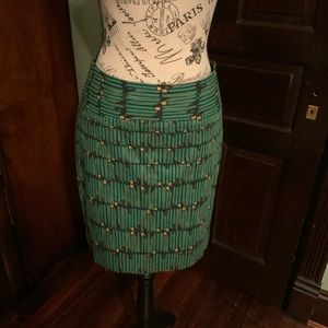 ❤️ Pencil Straight Green Skirt Size 8 ❤️